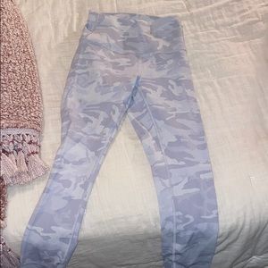Size 4 white cami lulu lemon leggings